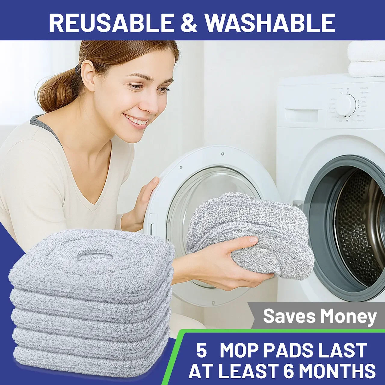 Folding Bucket and Rotating Mop Set: Microfibre Wringing Mop for Cleaning Laminate Wooden and Tiled Floors for Studio Room One Bedroom Flat Non Ensuite PBSA Car Green